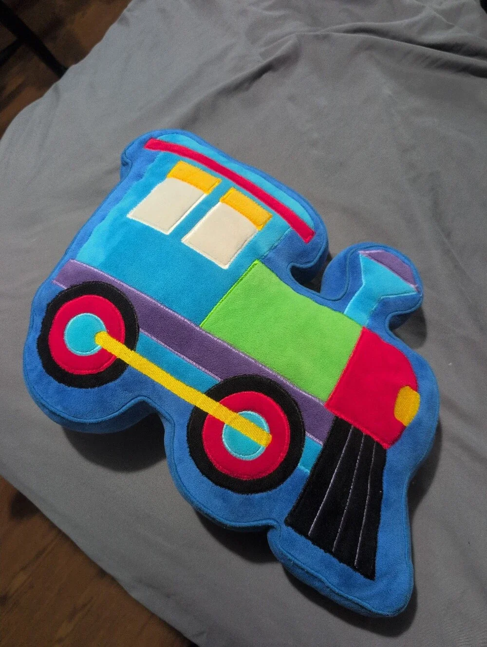 Train Plush Pillow